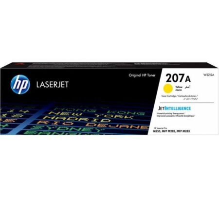 Cartouche de Toner HP 207A (W2212A) – Jaune | Officielle & Performante | Vente au Cameroun