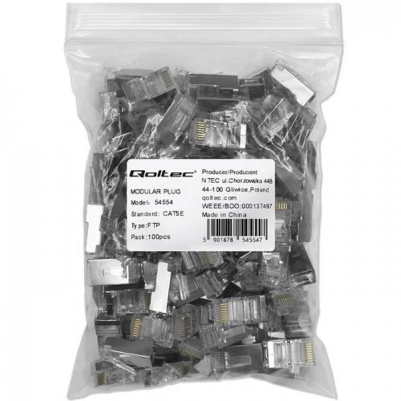 Paquet de Connecteurs RJ45 Non Blindés 100 pcs Rapide et Efficace au Bon Prix en Vente Cameroun